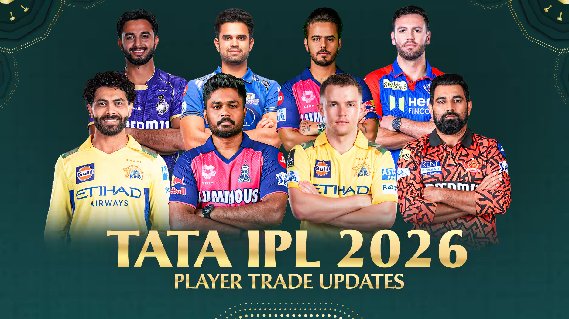 IPL 2026 all teams and captains - Bet on Cubaexch